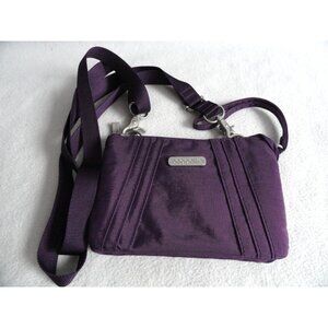 Baggallini Small Purple Nylon Crossbody/Wristlet